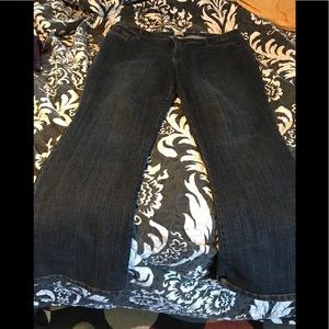 Plus size boot cut jeans